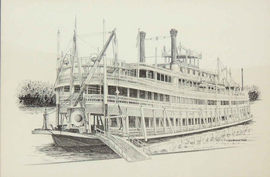 Framed Print "Washington Excursion" by Franklin Brown 1968