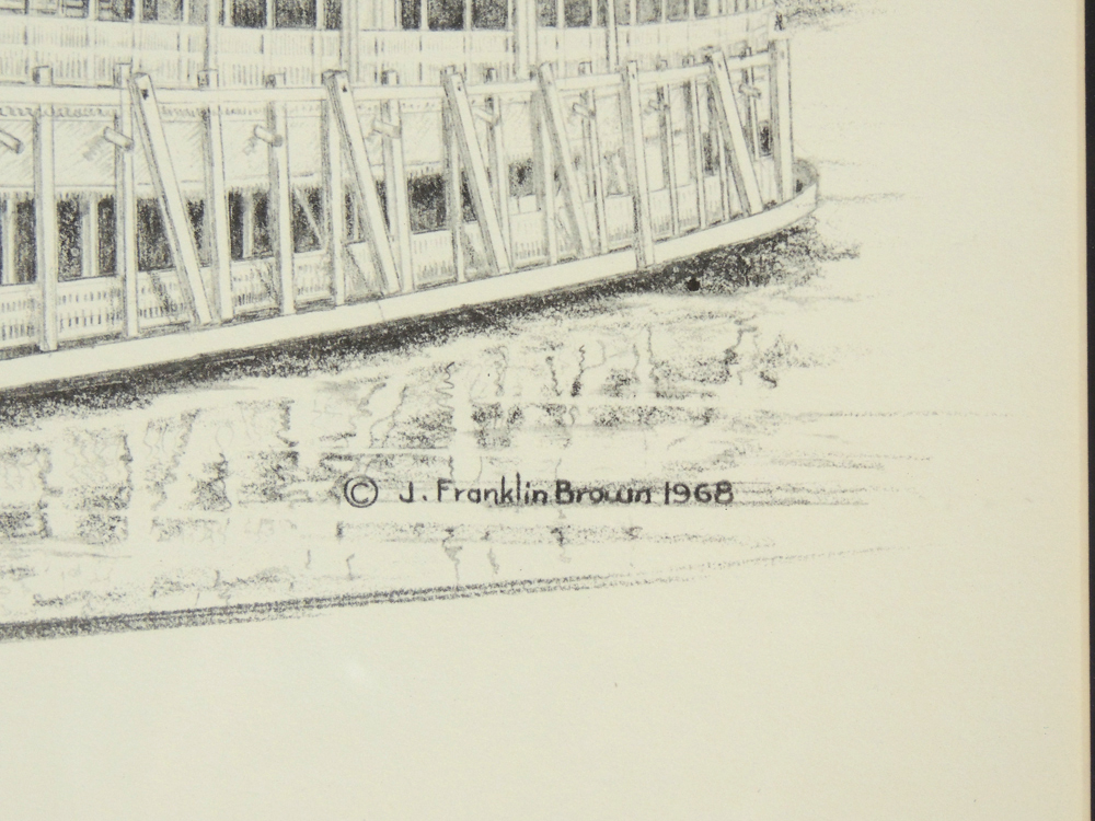 Framed Print "Washington Excursion" by Franklin Brown 1968