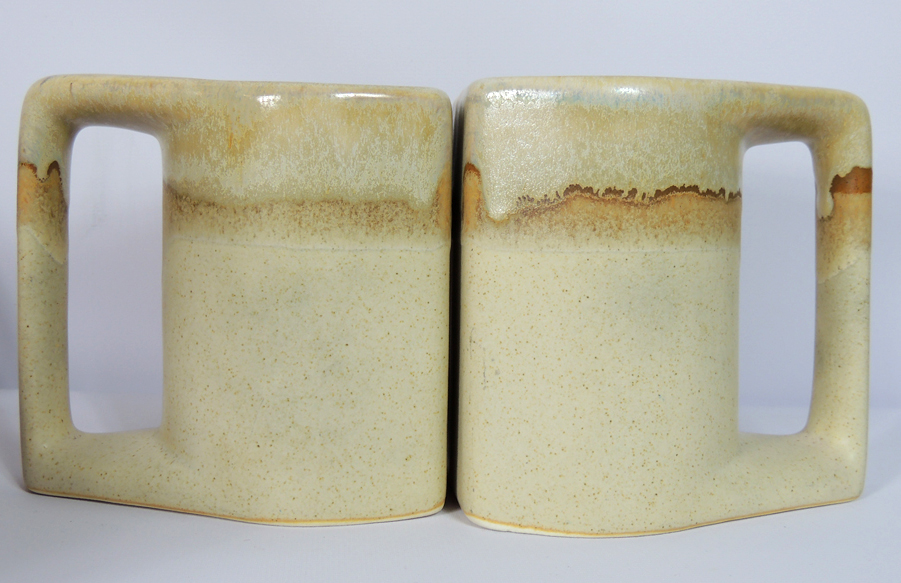 Geralde Henn Workshop Basket, Baker, Eight Padilla Pottery Mugs