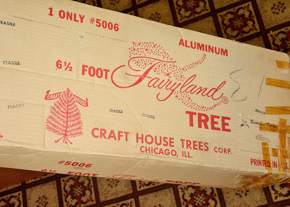 1960s Fairyland Silver Tinsel Tree