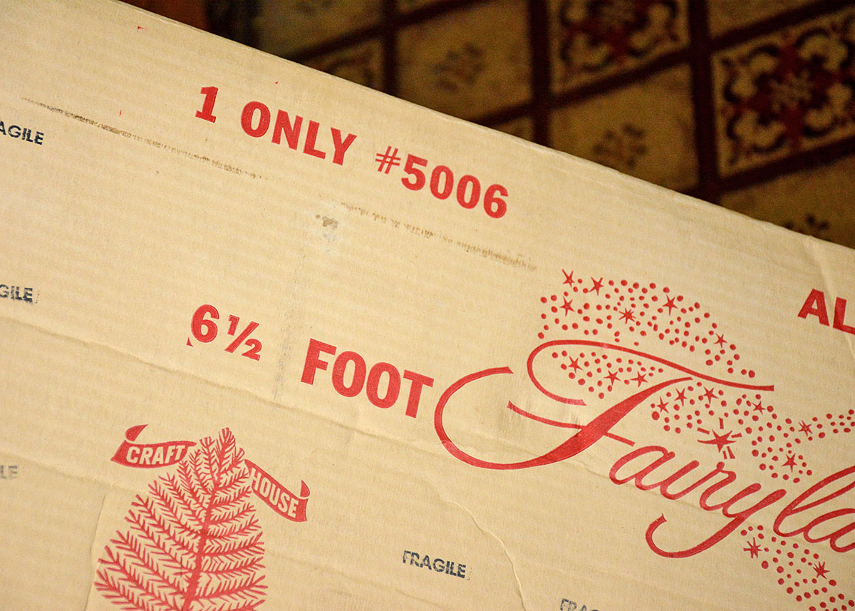 1960s Fairyland Silver Tinsel Tree