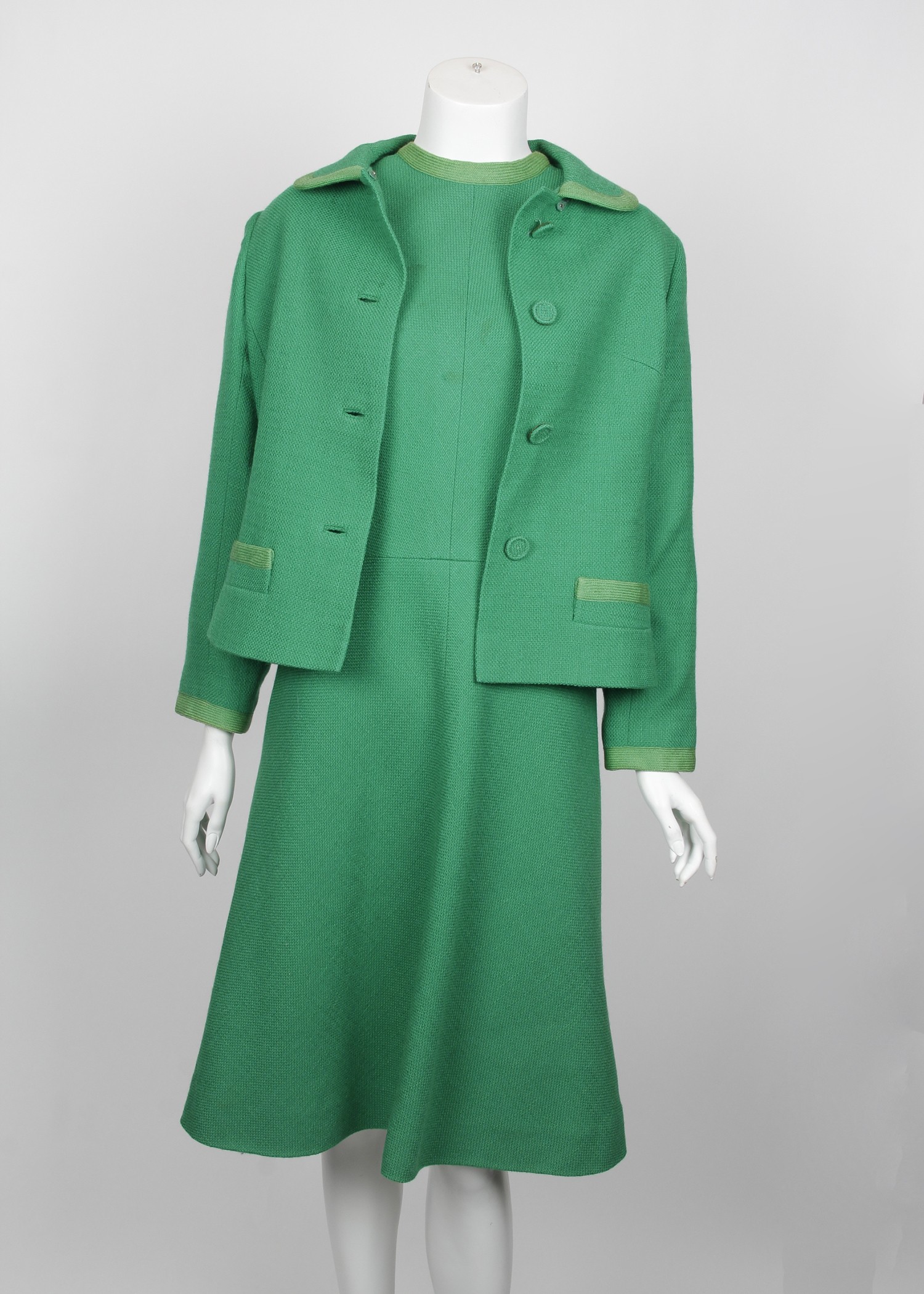 Vintage Early 1960s Hardy Amies Dress Suit