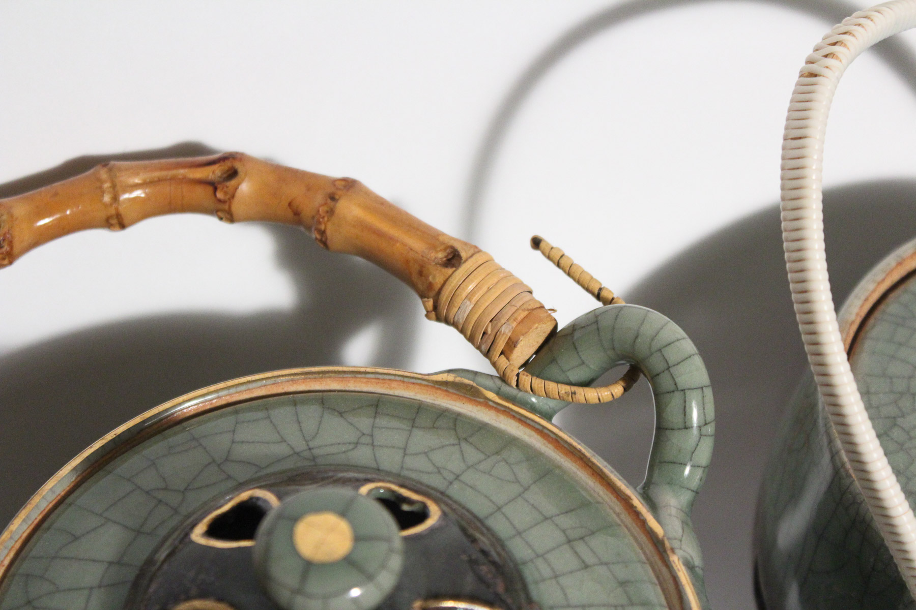 Large Japanese Somayaki Soma-Ware Set