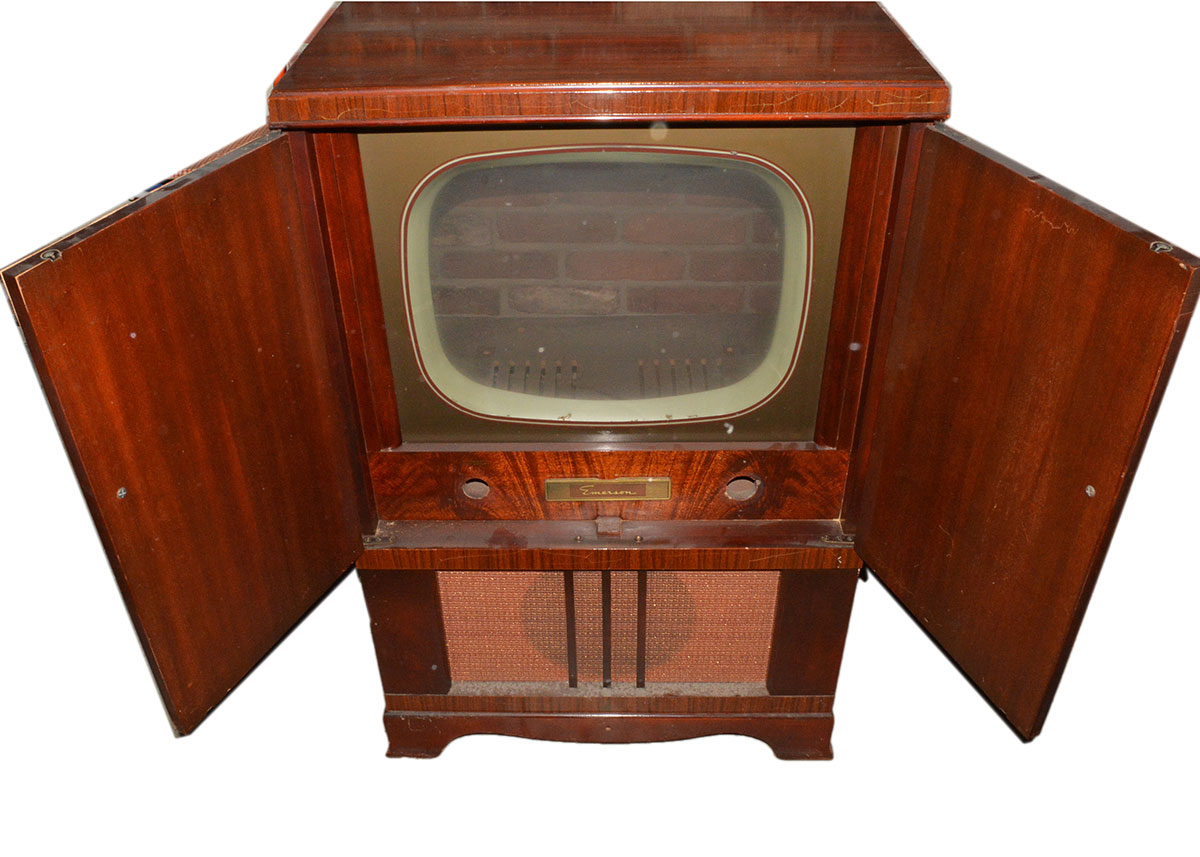 Vintage Emerson TV Frame with Screen