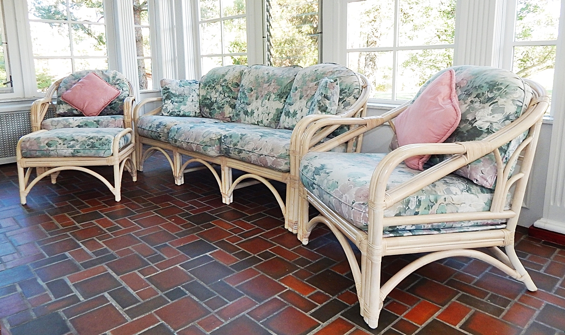 Benchcraft Wicker and Rattan Sun Room Set