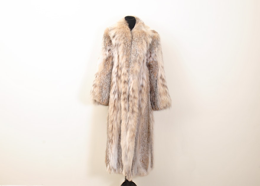 Canadian Lynx Full Length Fur Coat
