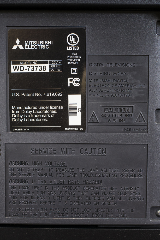 Mitsubishi Big Screen Television