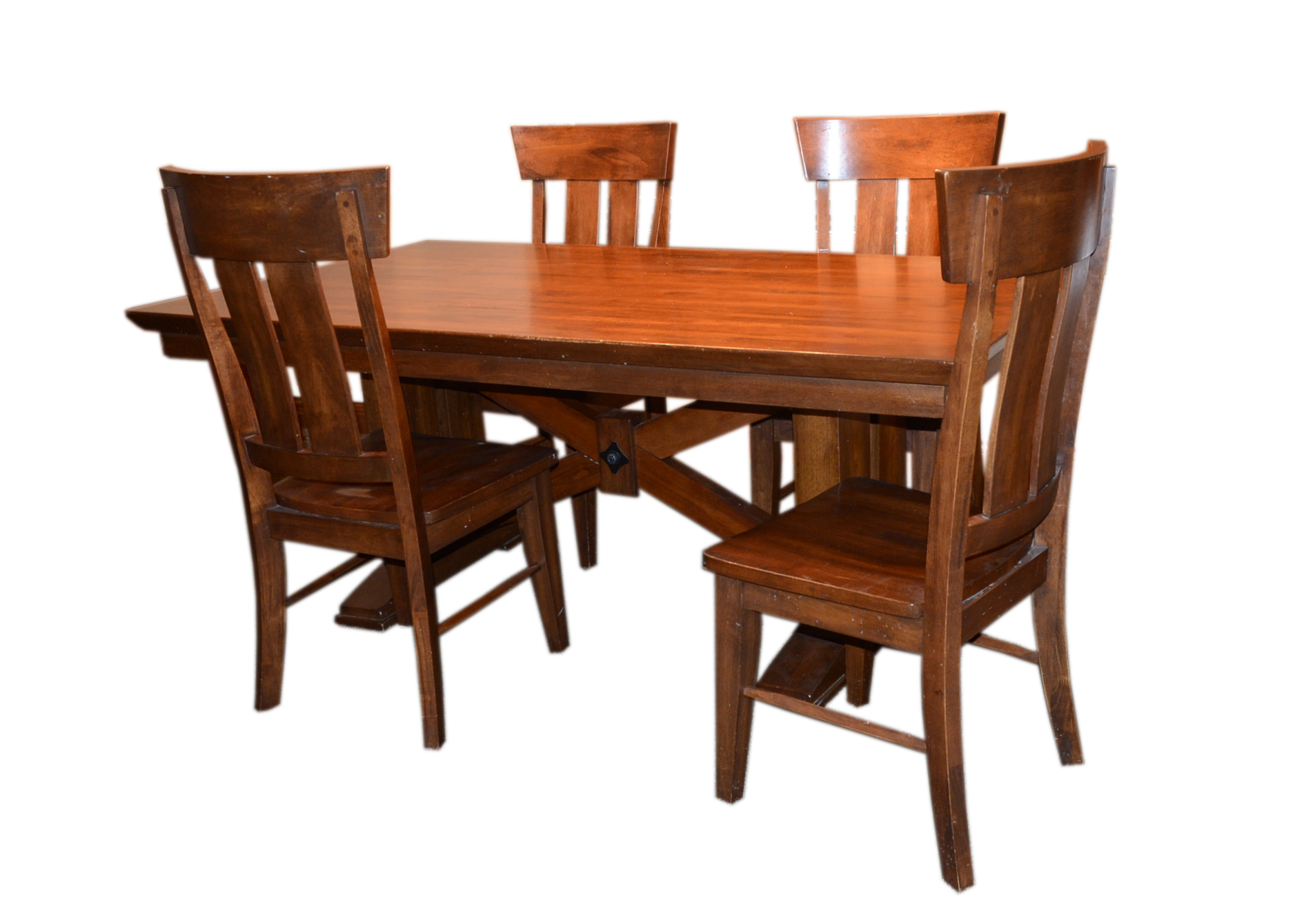 Mission Oak Dining Table and Chairs