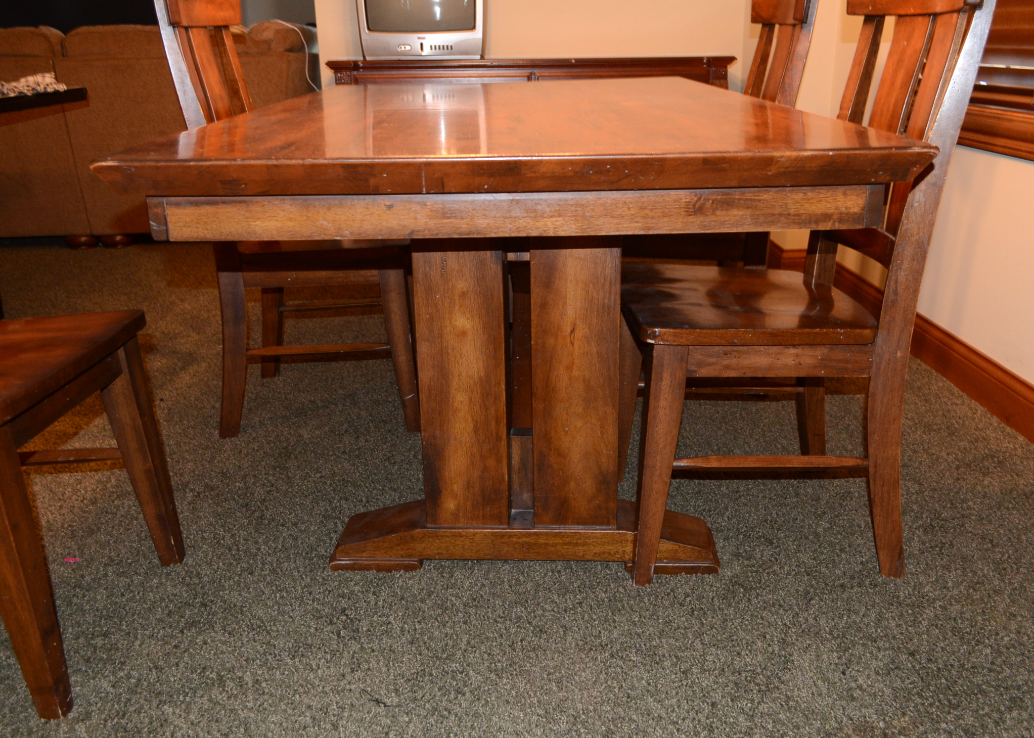 Mission Oak Dining Table and Chairs