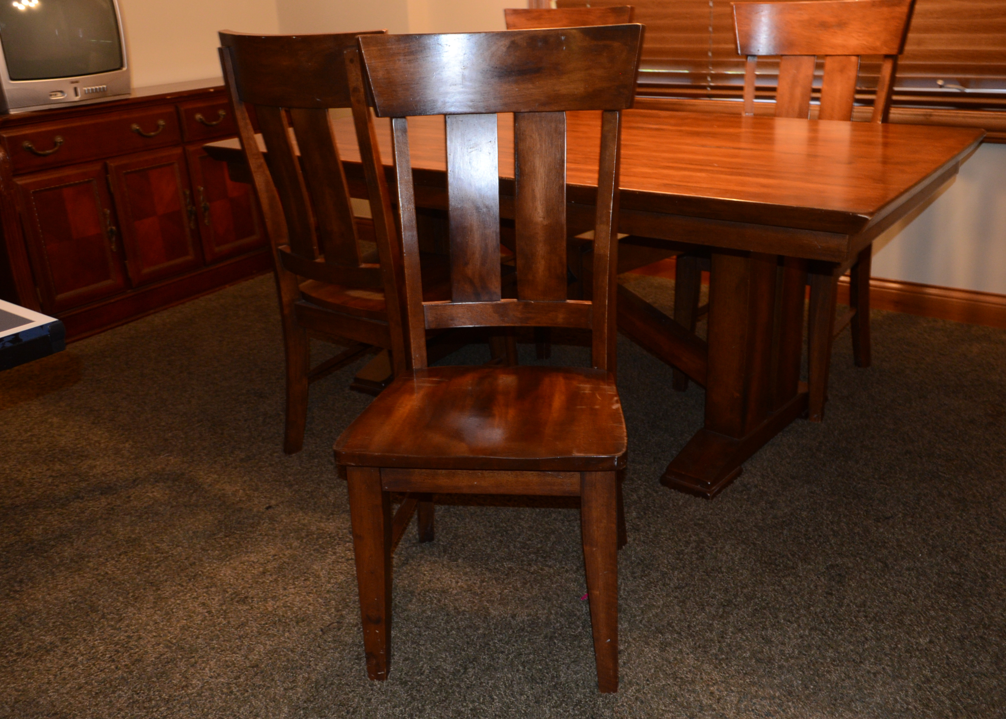 Mission Oak Dining Table and Chairs
