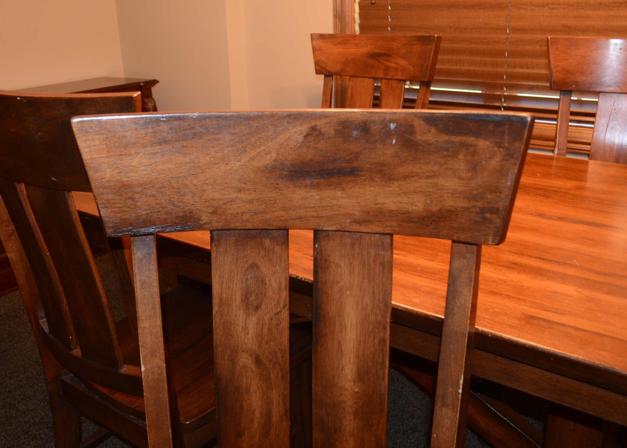 Mission Oak Dining Table and Chairs