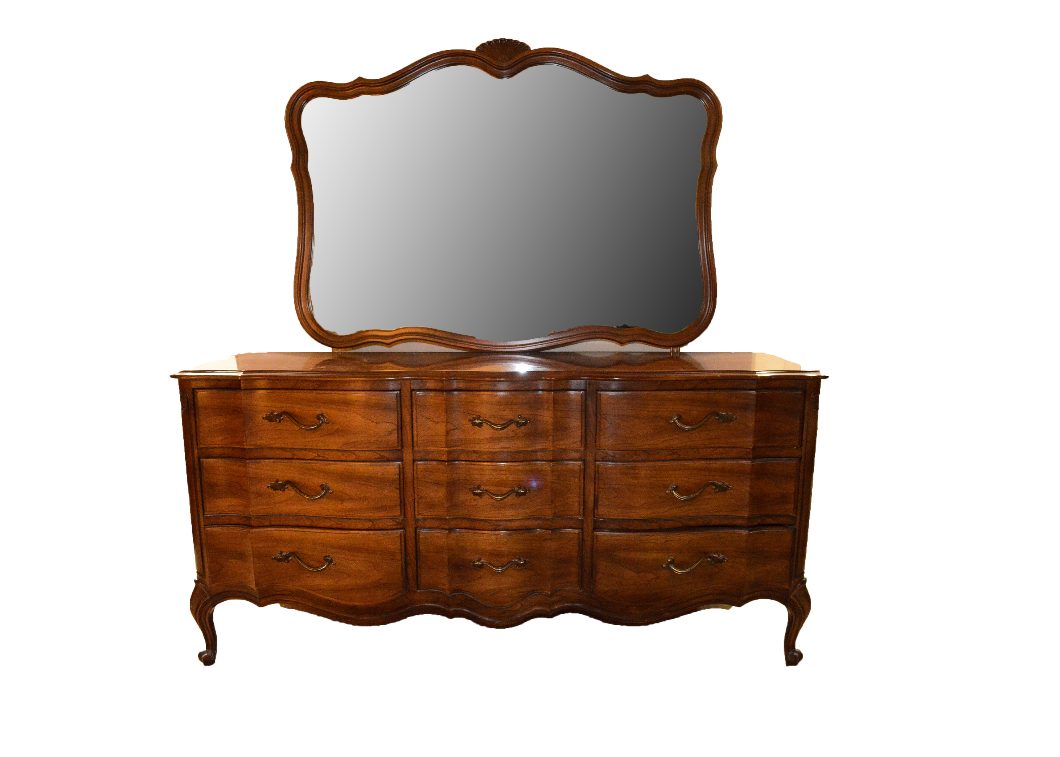 Vintage Broyhill Premier Dresser With Mirror