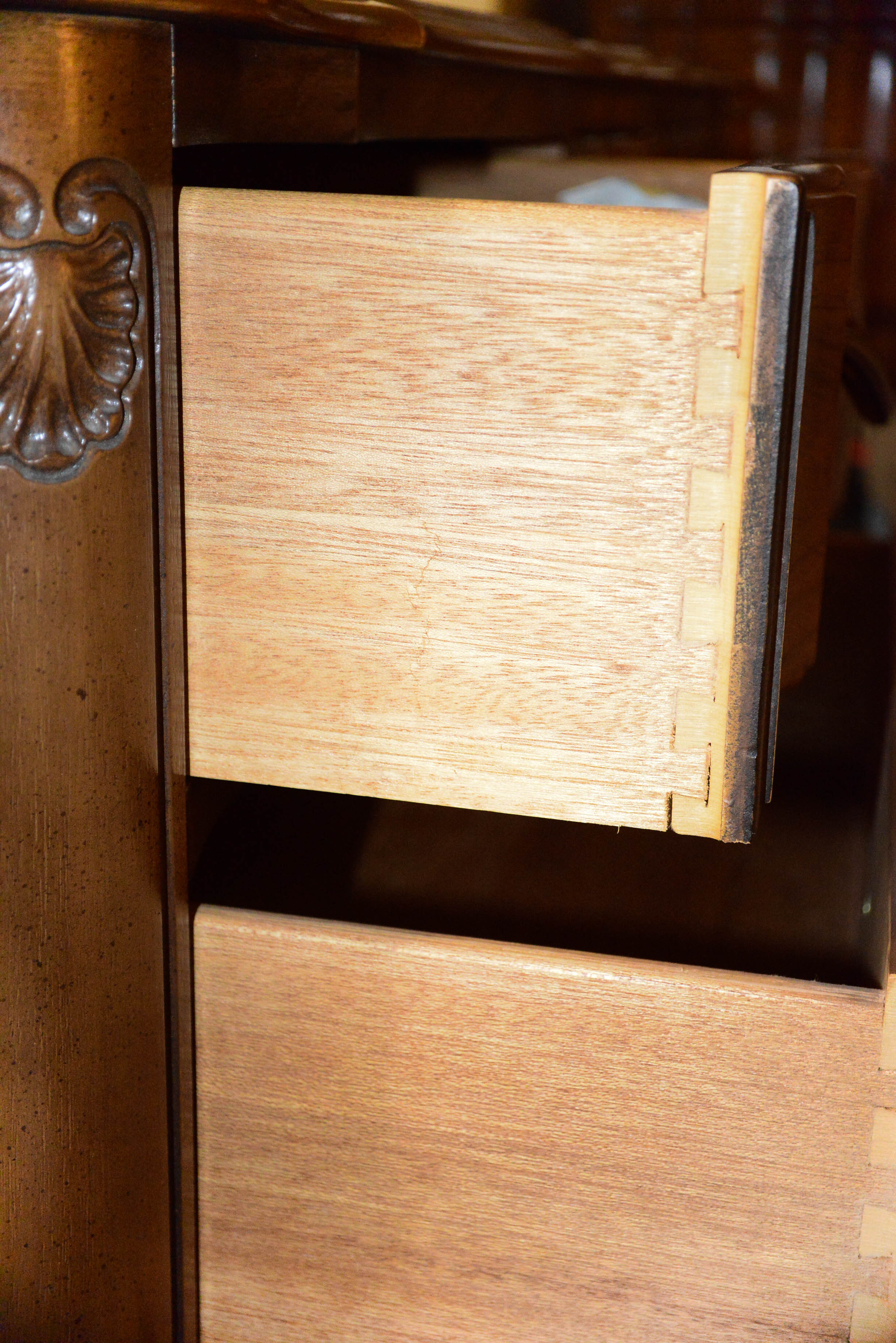 Vintage Broyhill Premier Dresser With Mirror