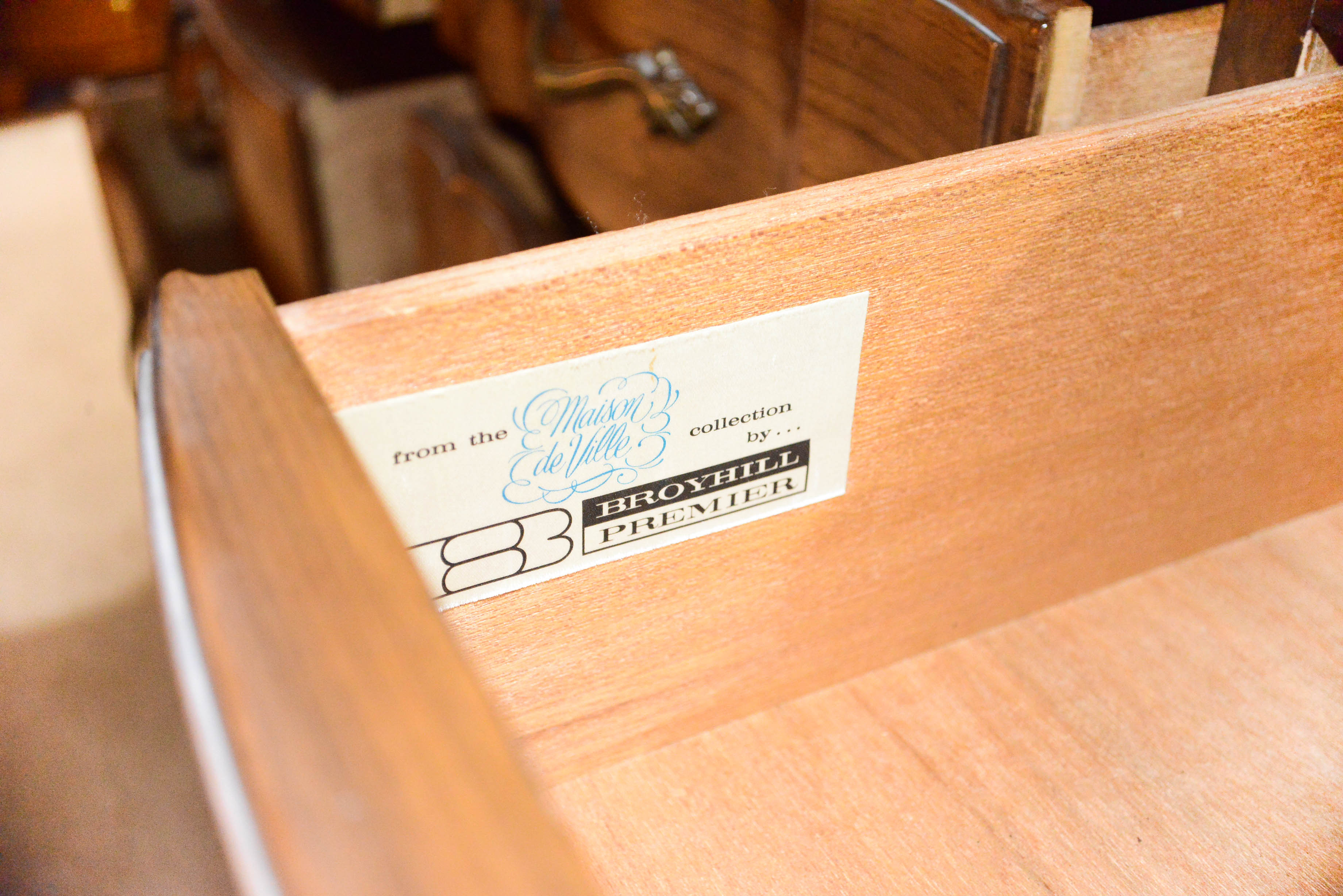 Vintage Broyhill Premier Dresser With Mirror