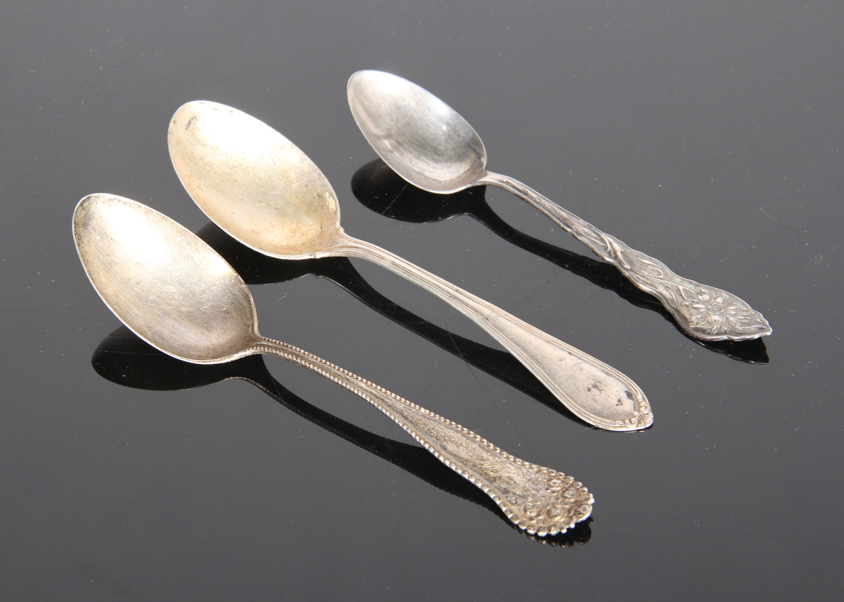 Trio of Vintage Sterling Spoons