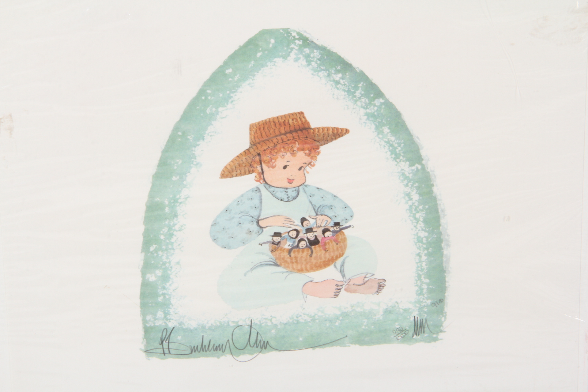 Quartet of P. Buckley Moss Prints