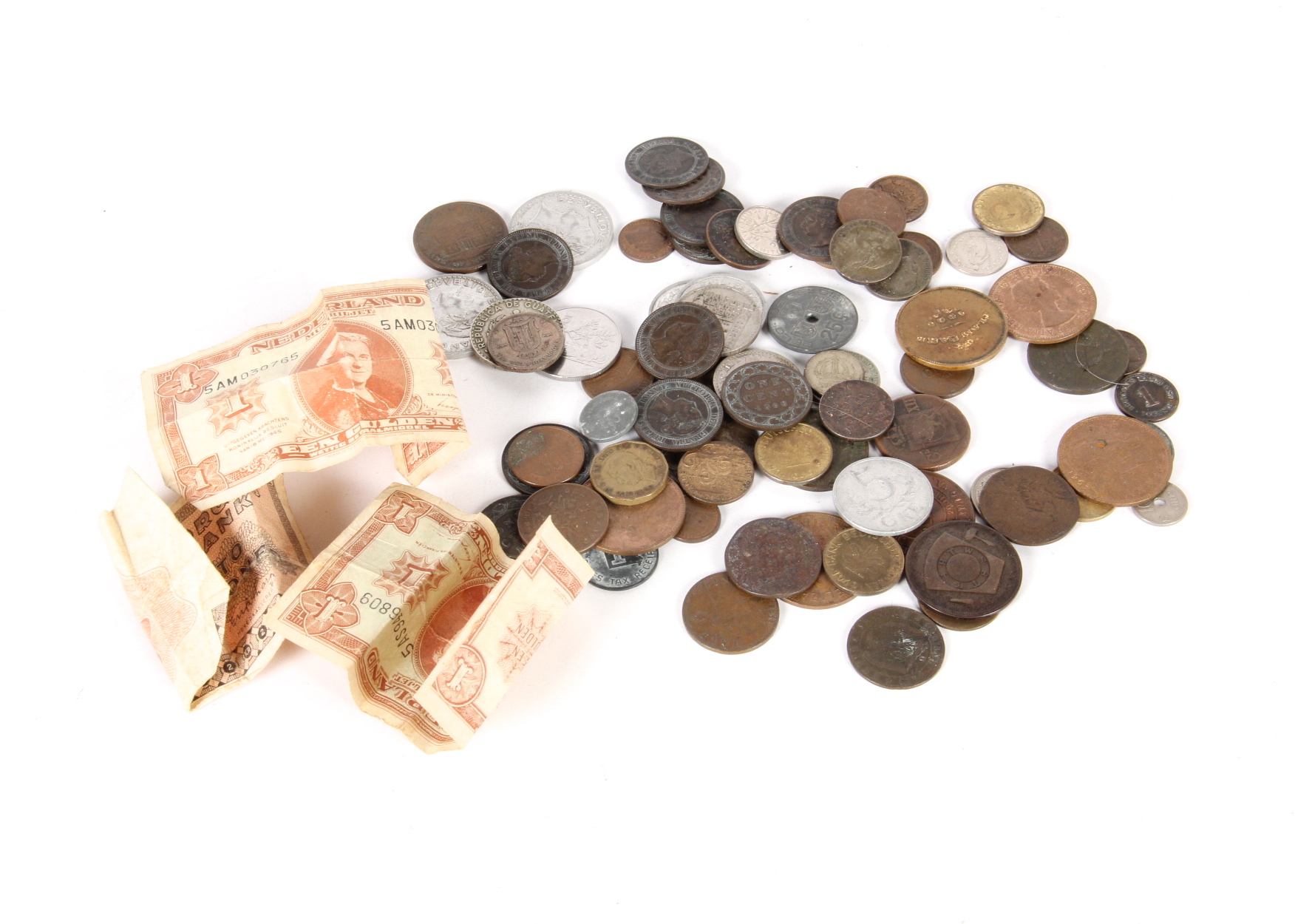 Foreign Coin and Currency Collection