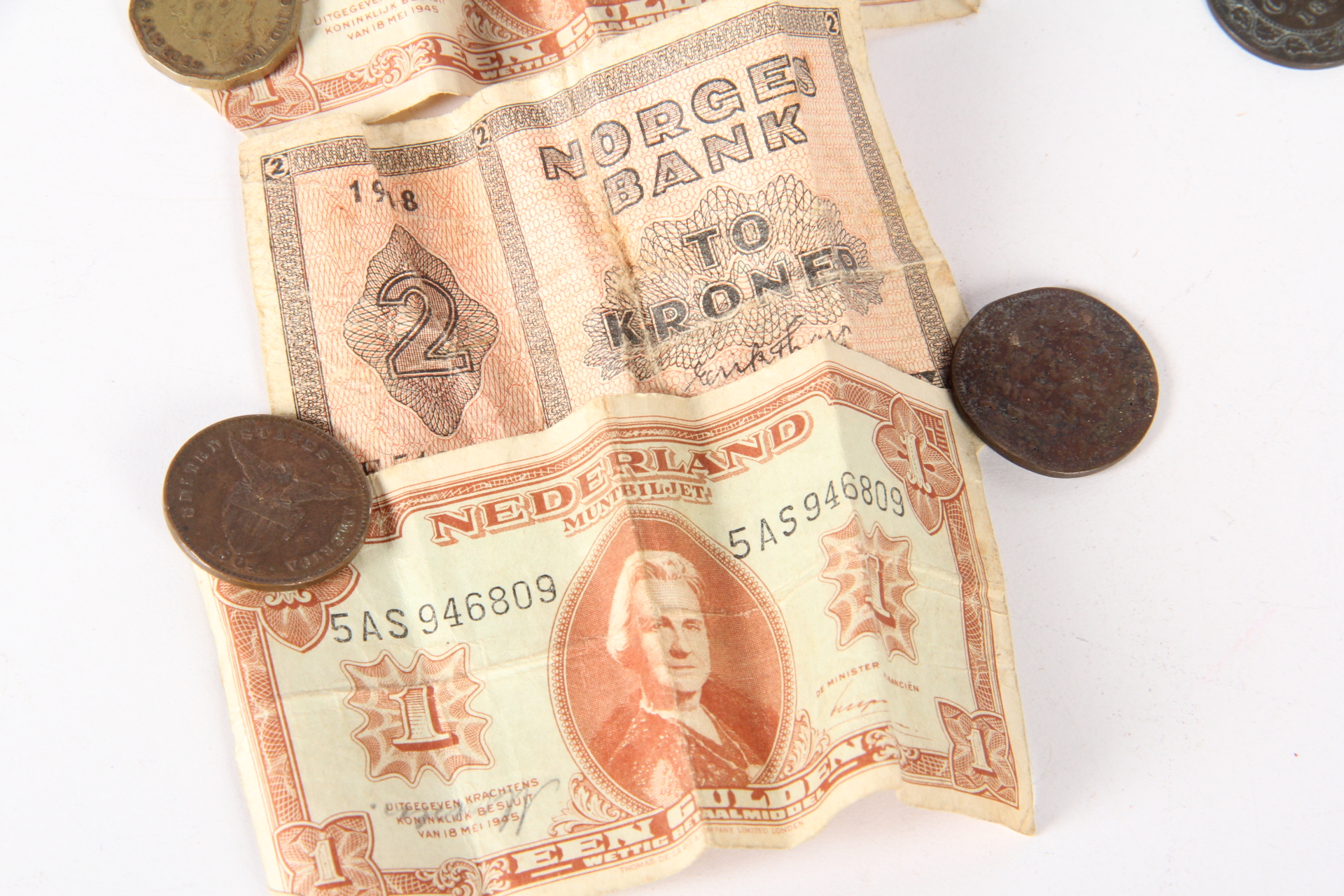 Foreign Coin and Currency Collection