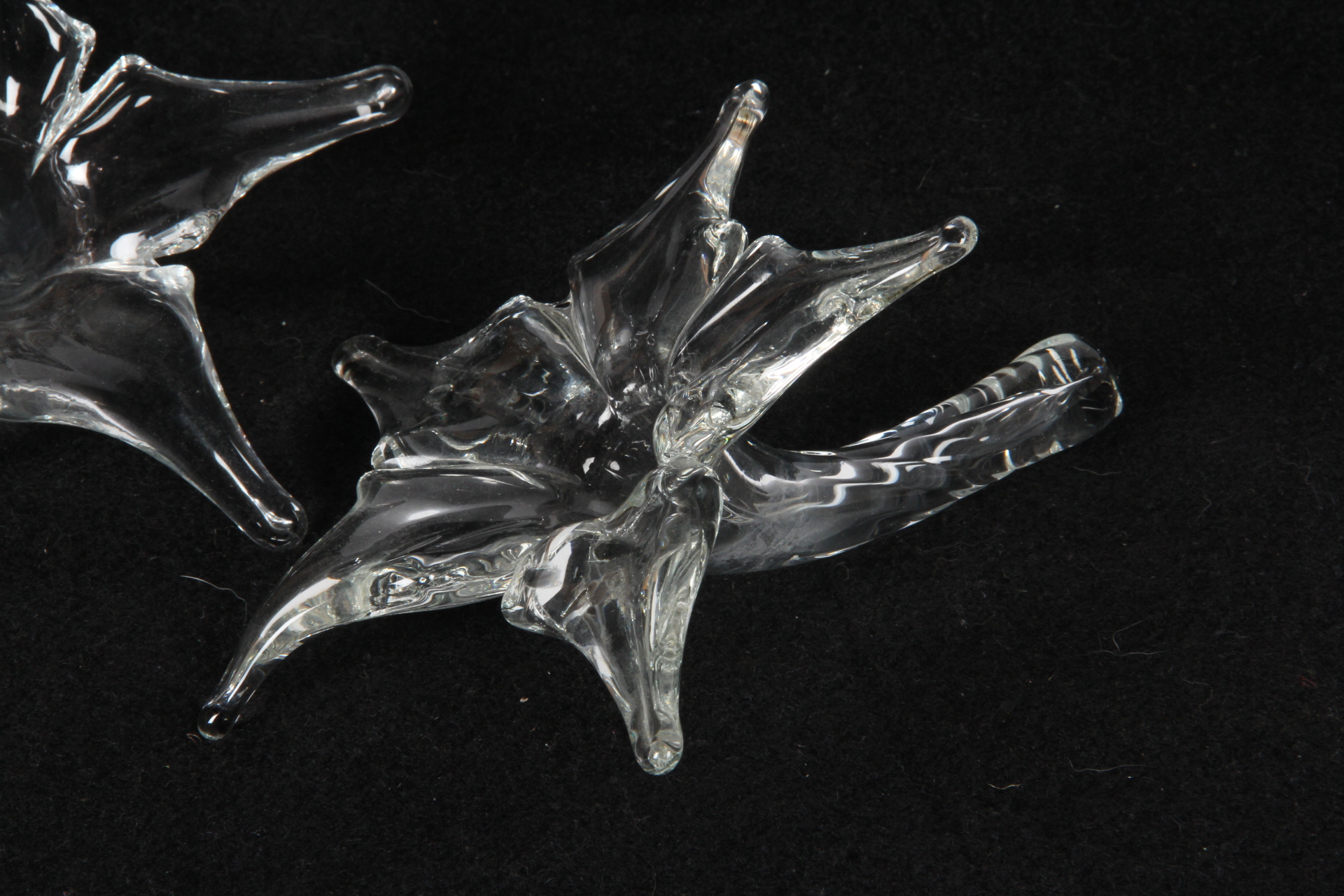 Decorative Glass Star Flower Sculptures