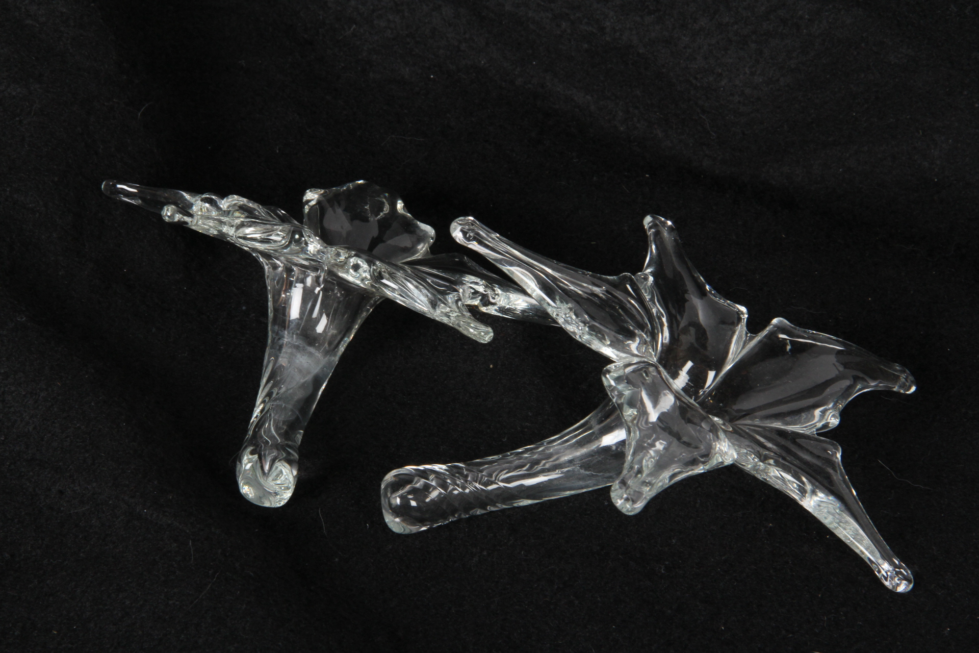 Decorative Glass Star Flower Sculptures