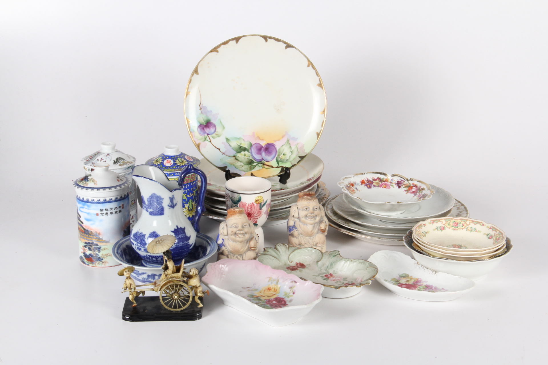 Antique and Vintage China with Asian Inspired Decor