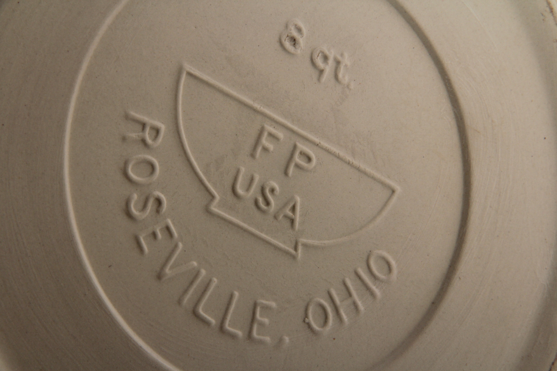 Vintage Friendship Pottery Dough Bowl