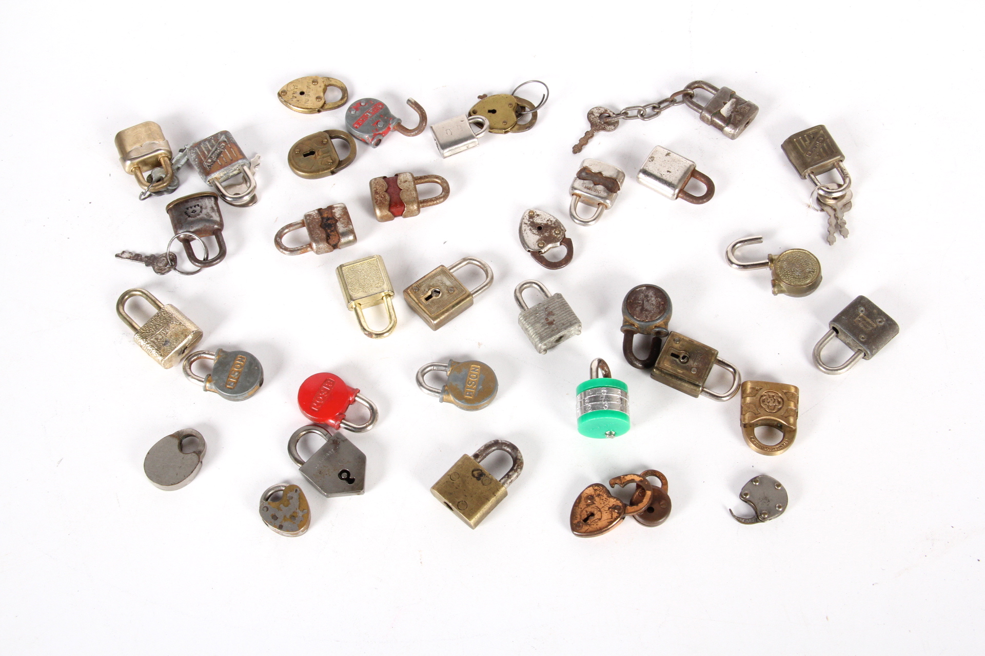 Vintage Miniature Padlock Collection