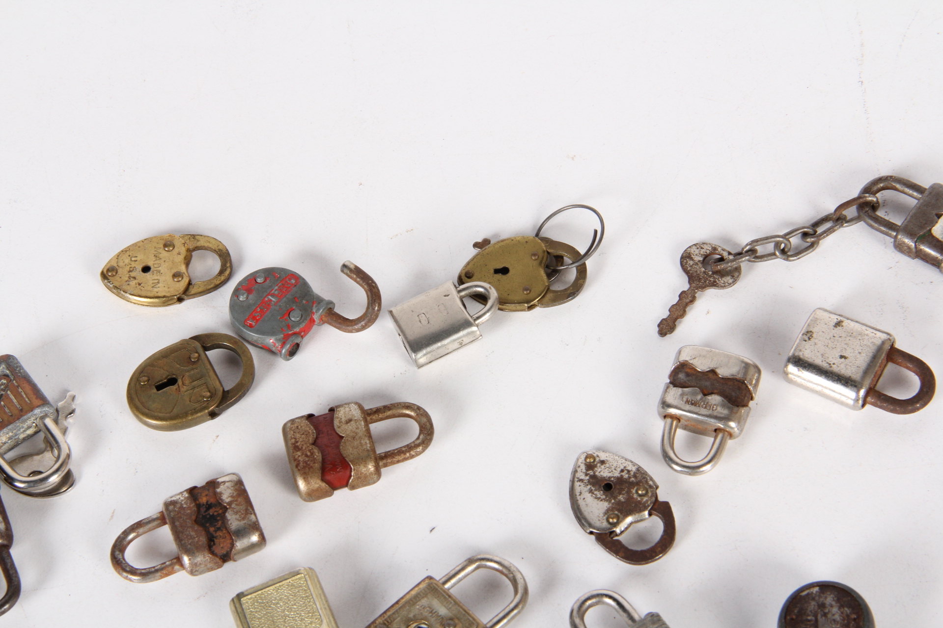 Vintage Miniature Padlock Collection