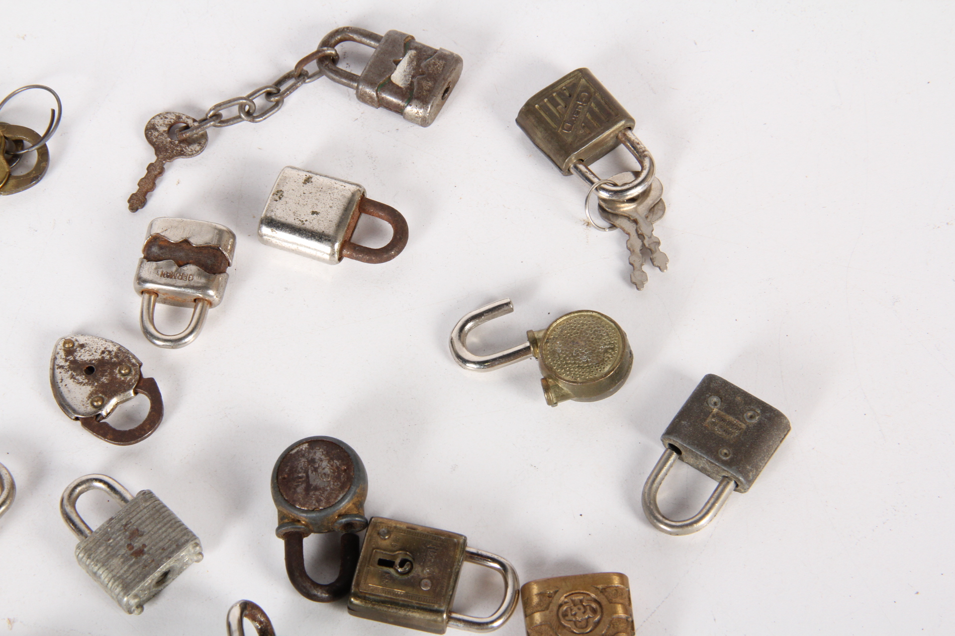 Vintage Miniature Padlock Collection