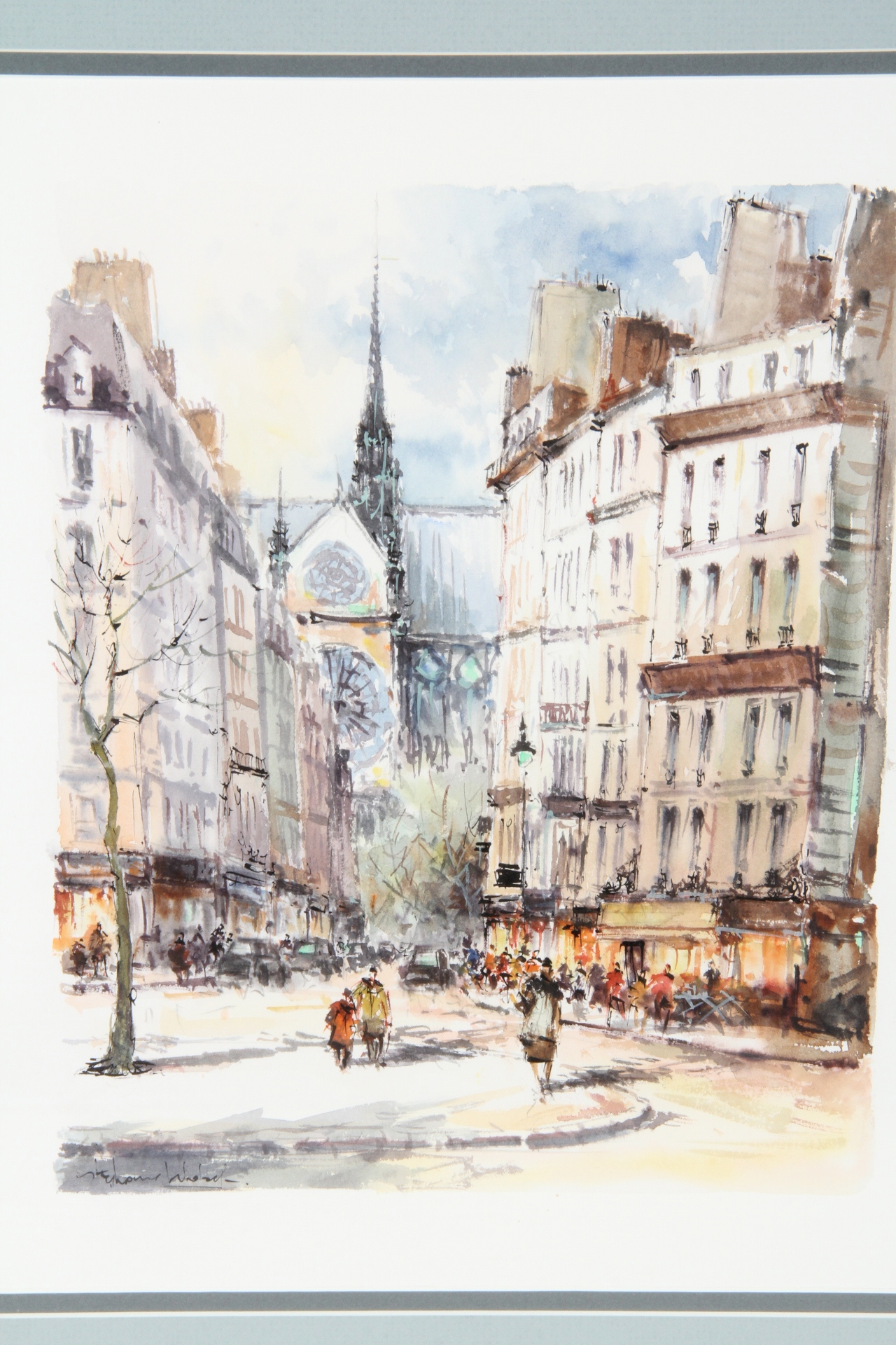 Stephan Wrobel Original Watercolor