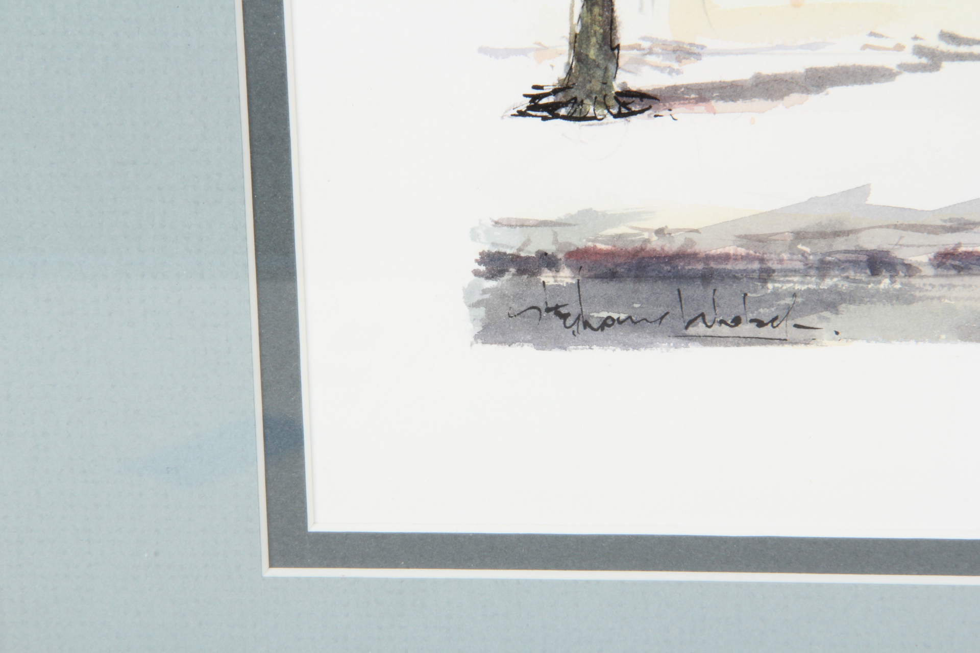 Stephan Wrobel Original Watercolor