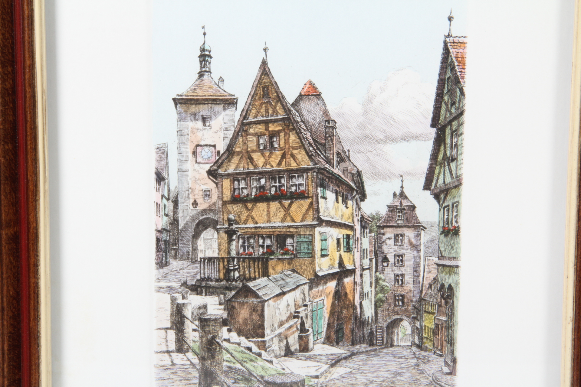 Original Heiner Krasser Hand Colored Lithographs