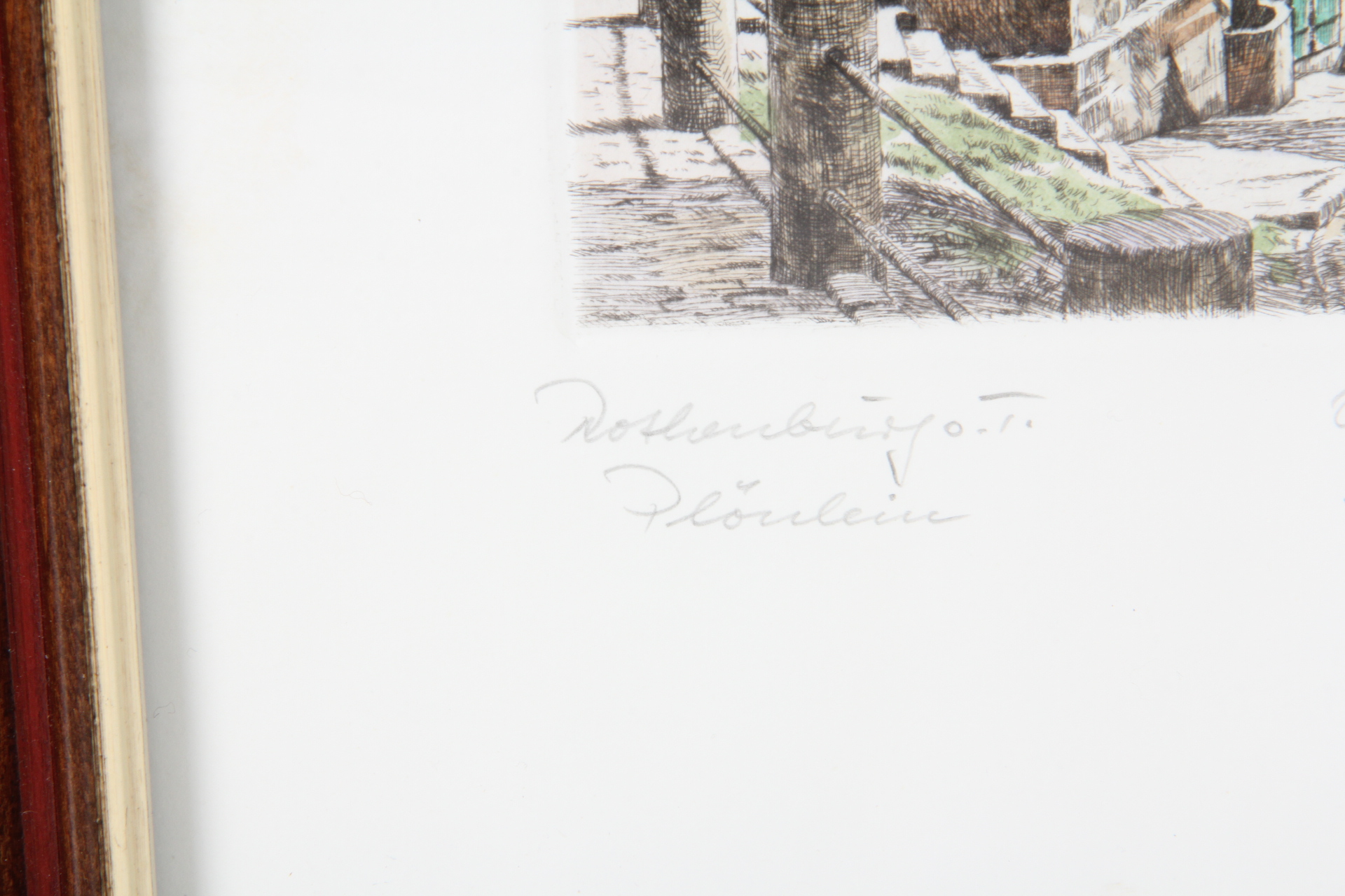 Original Heiner Krasser Hand Colored Lithographs