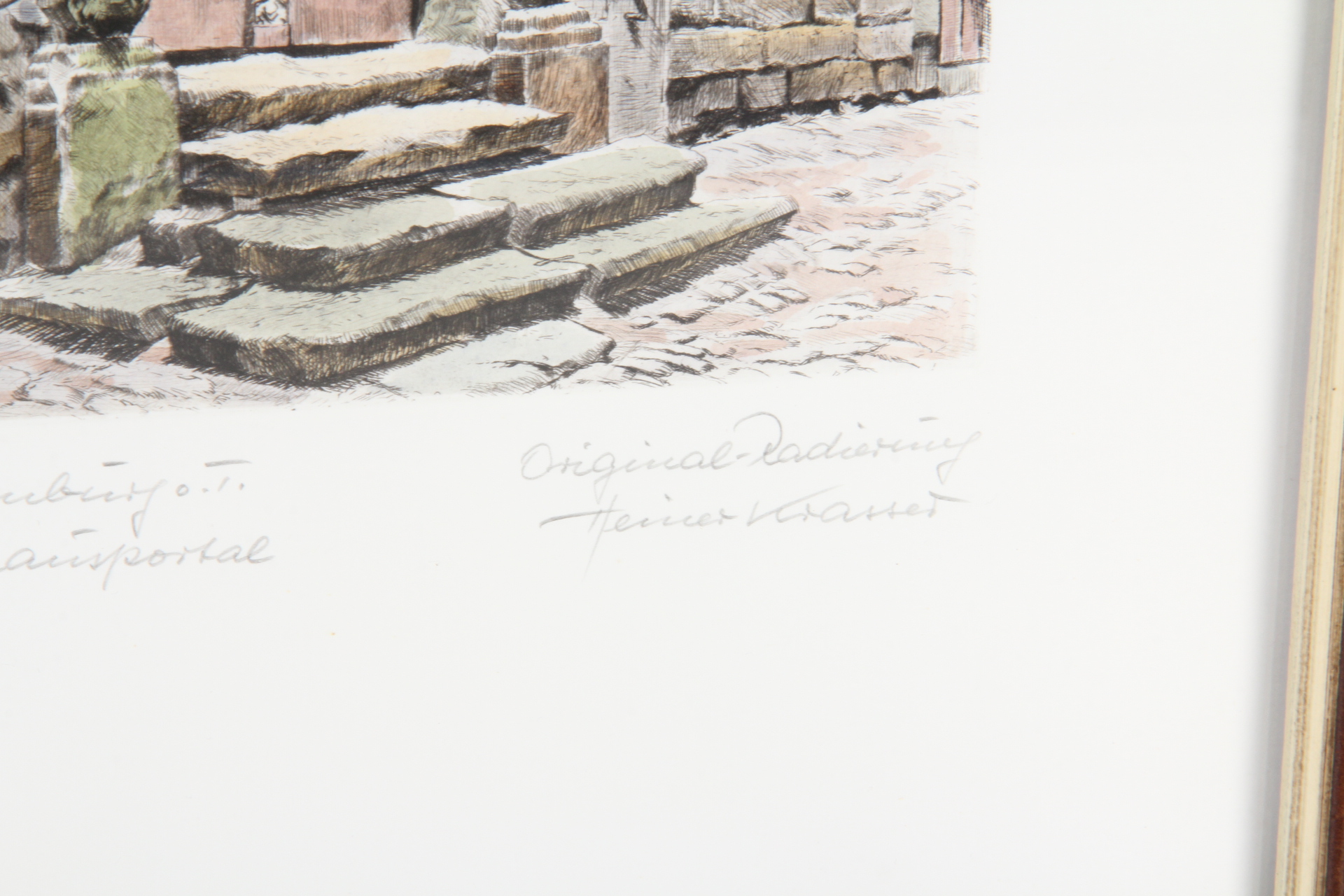 Original Heiner Krasser Hand Colored Lithographs