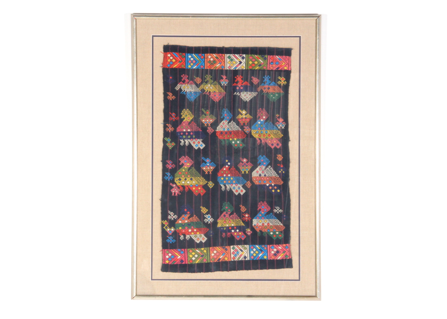 Framed Antique Tapestry