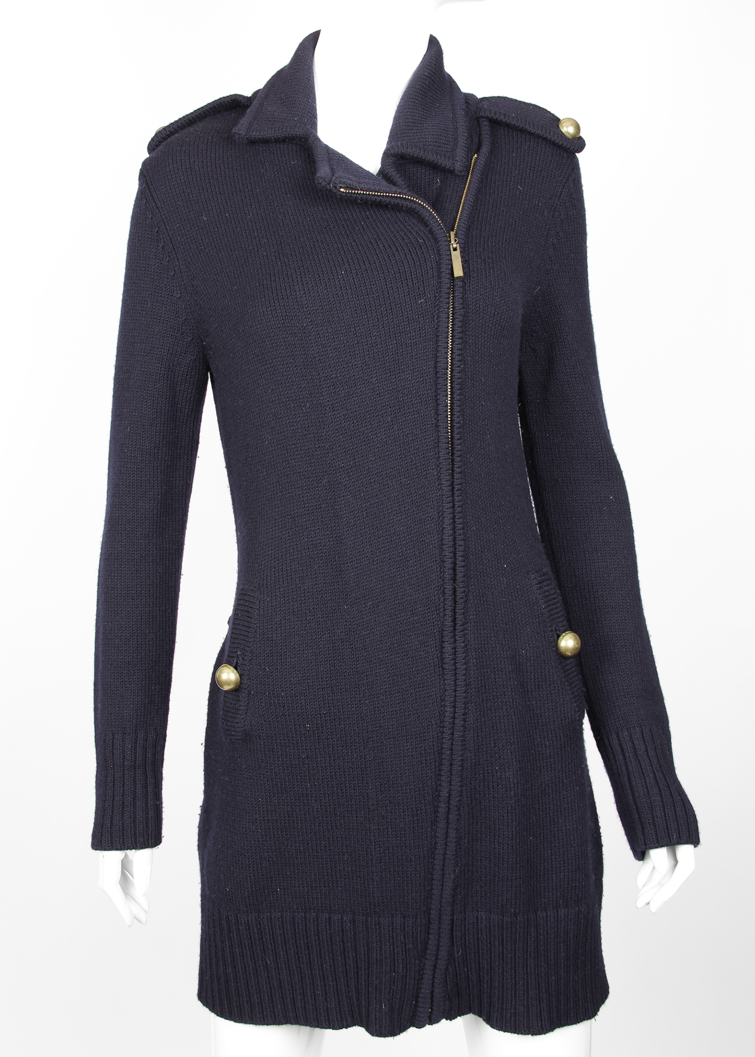 Tory Burch Navy Cardigan