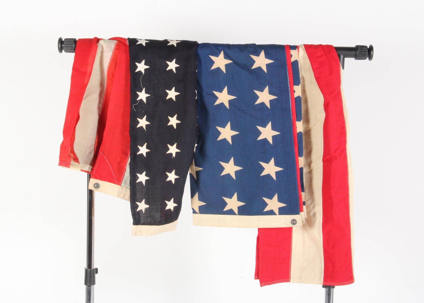 Vintage 48 Star American Flag Duo