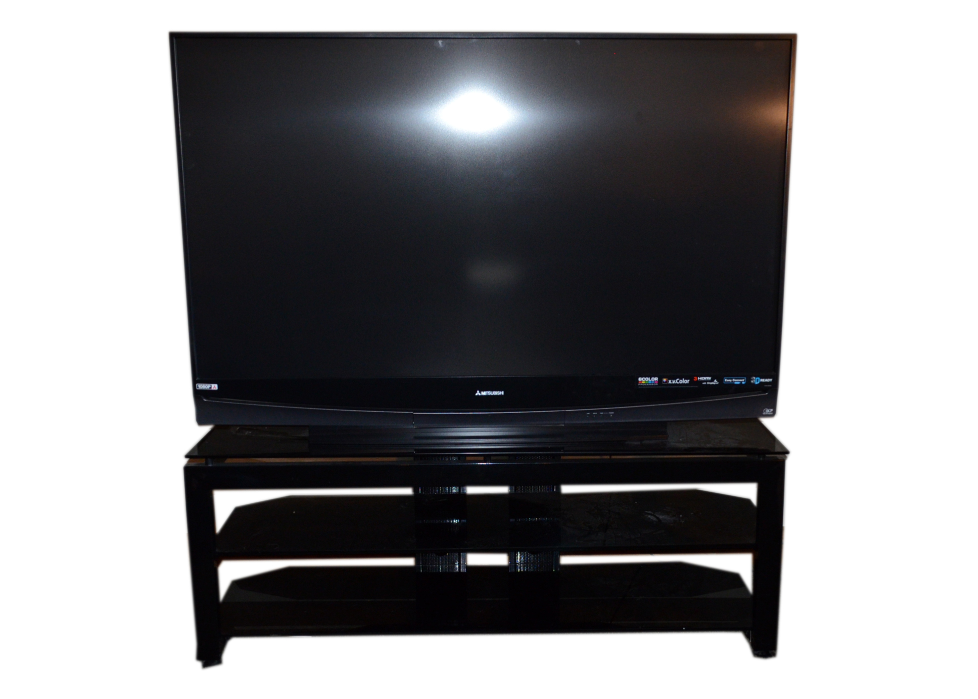 Mitsubishi Television with Media Console