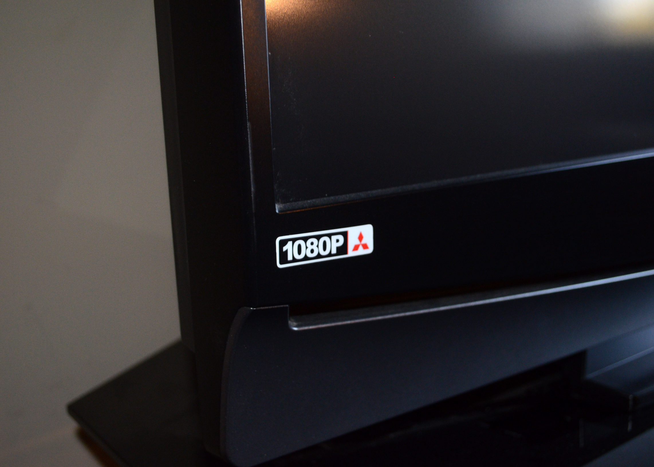 Mitsubishi Television with Media Console