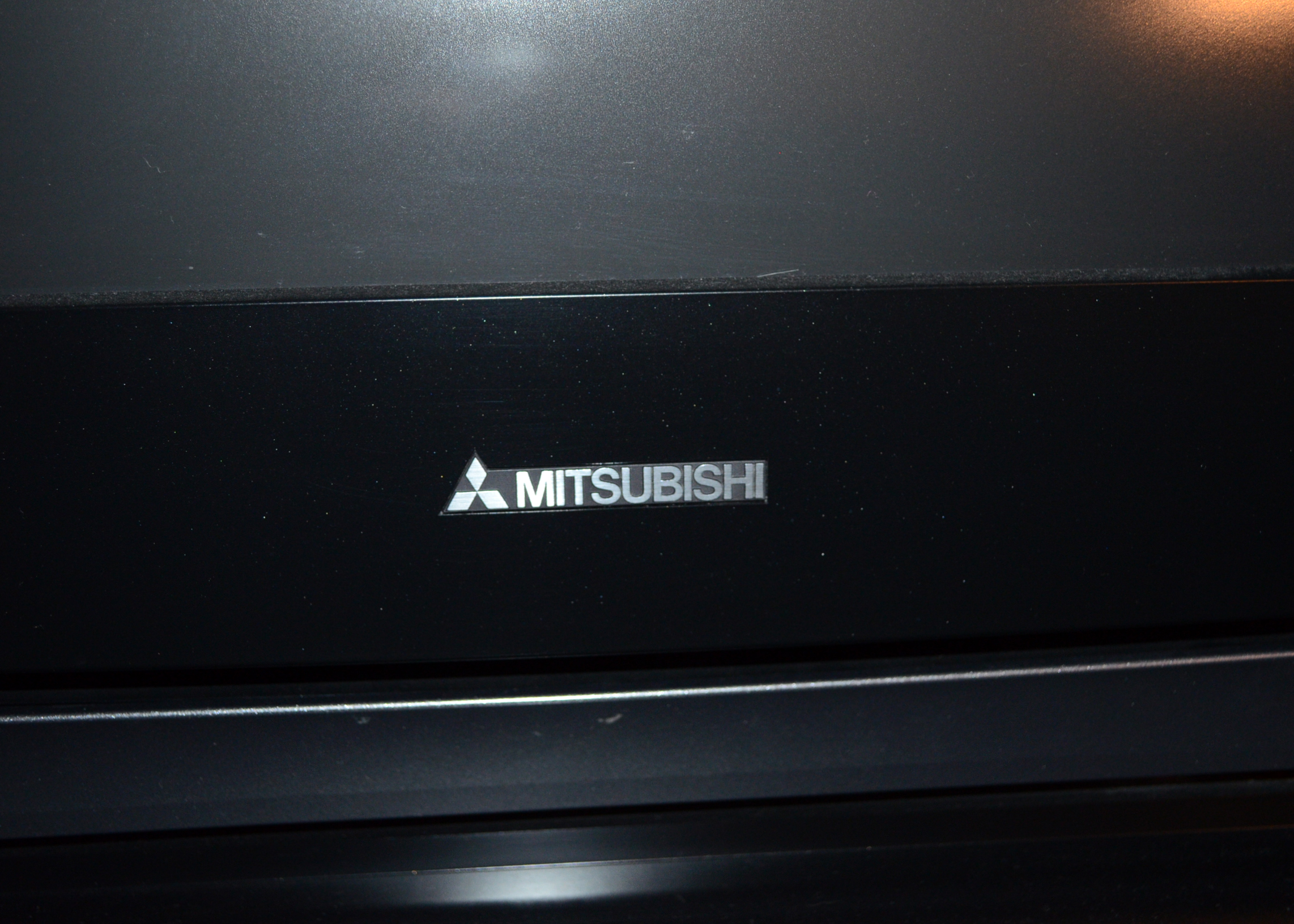 Mitsubishi Television with Media Console