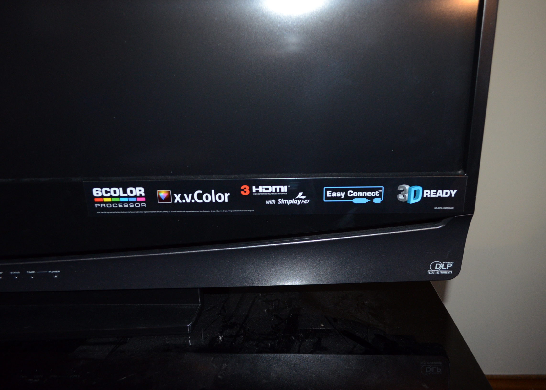 Mitsubishi Television with Media Console