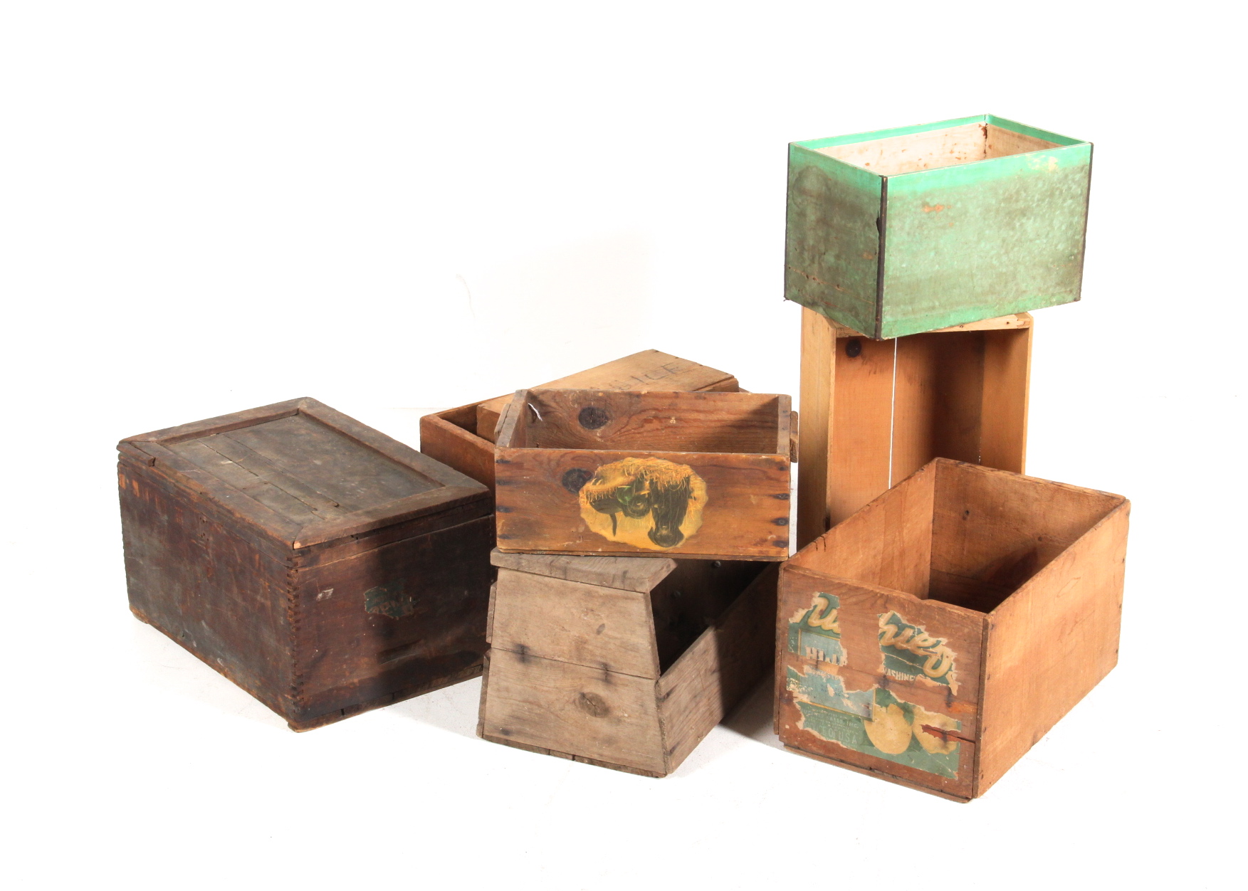 Vintage Wooden Crates