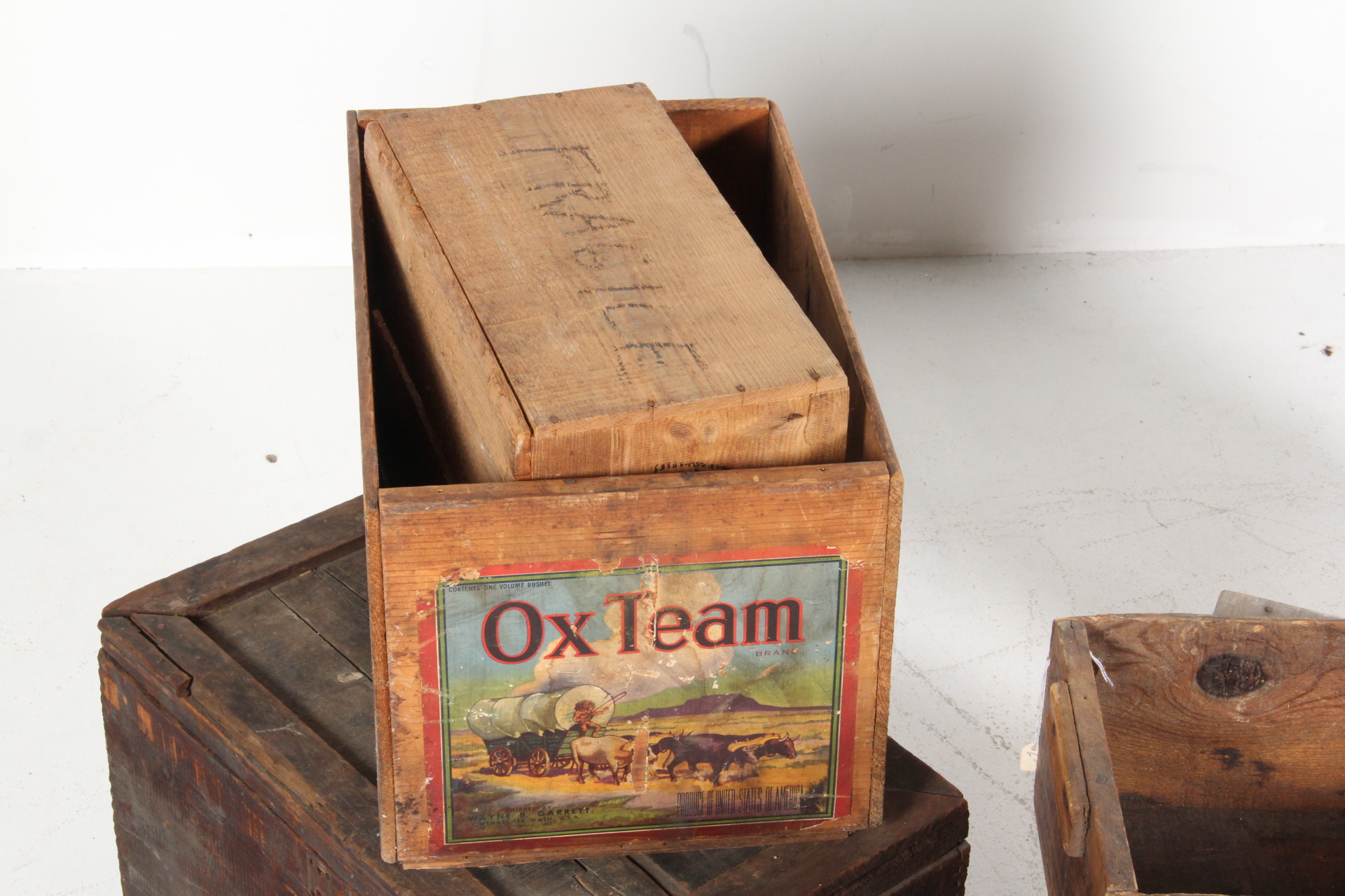 Vintage Wooden Crates