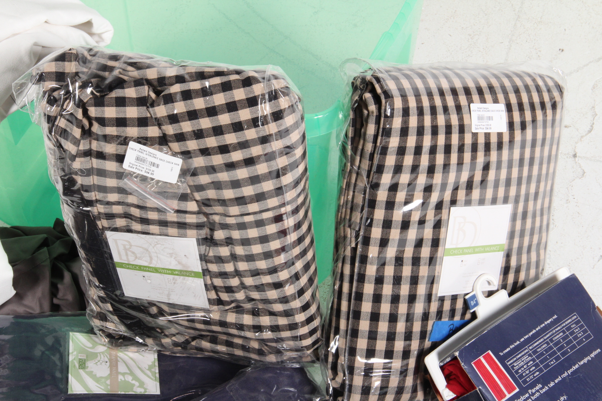 Assortment of Drapery