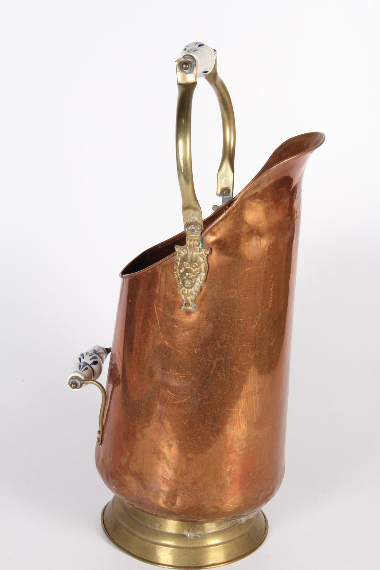 Vintage Hammered Copper Hearth Water Vessel