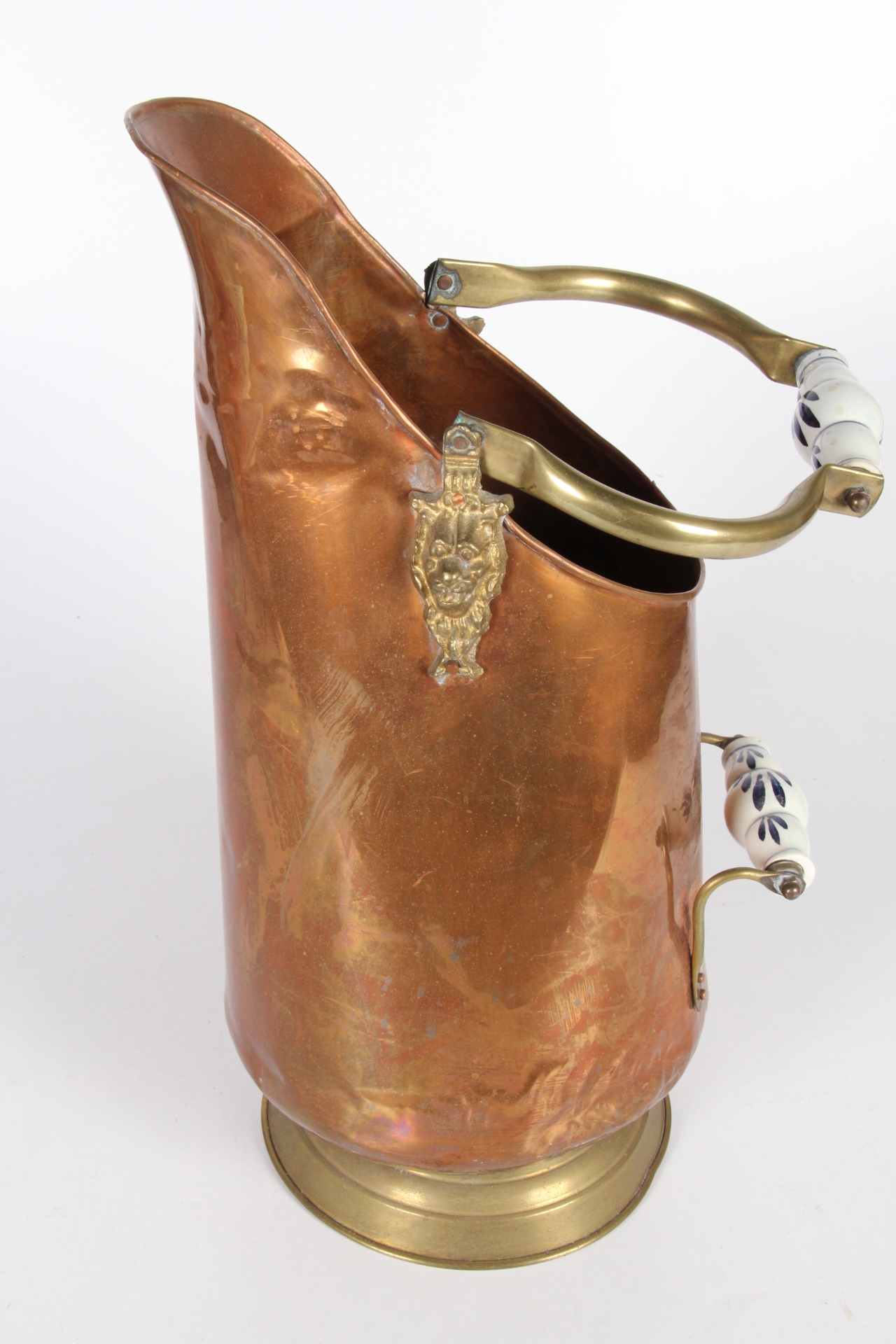 Vintage Hammered Copper Hearth Water Vessel