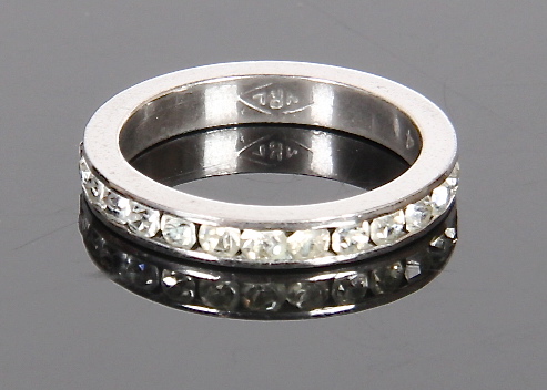 Sterling Silver Ring with Gemstones