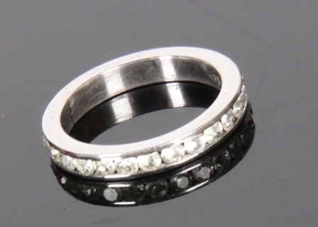 Sterling Silver Ring with Gemstones