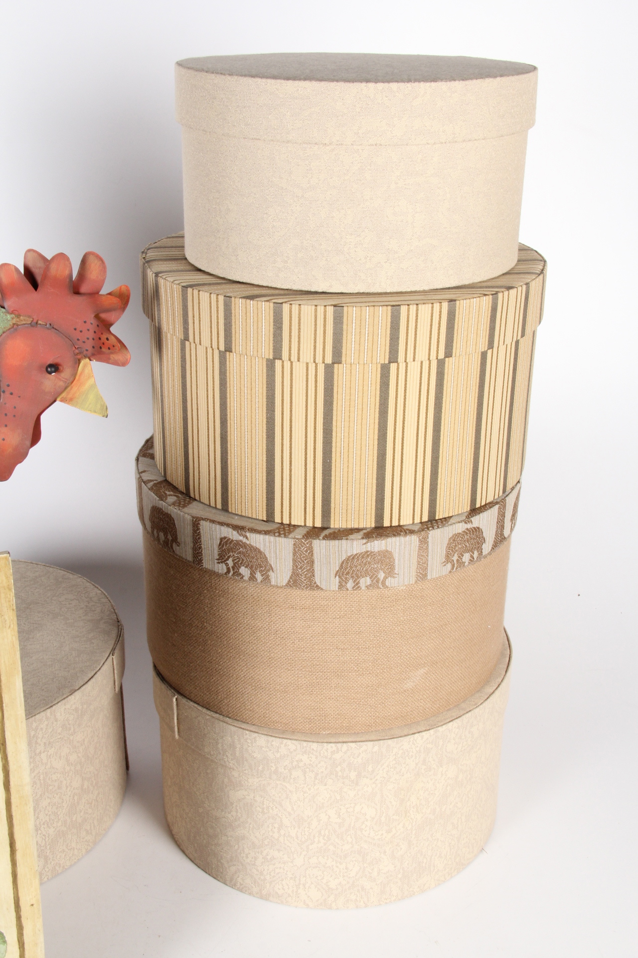 Decorative Hatboxes and Decor