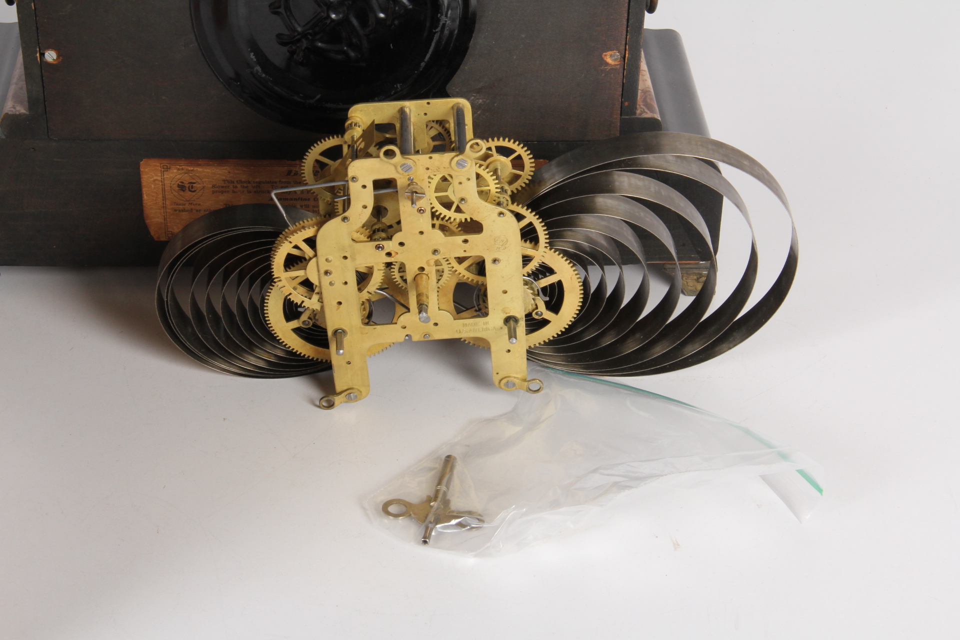 Early Seth Thomas Adamantine Eight-Day Mental Clock